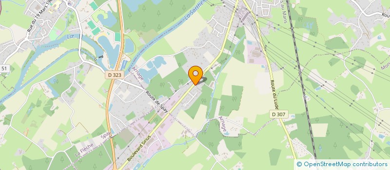 localisation de l'entreprise OUEST RENOV SERVICE  ARNAGE