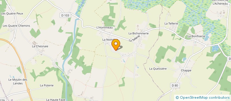 localisation de l'entreprise OUEST RENOVATION à LE PELLERIN