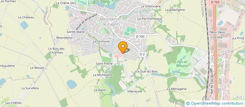 localisation de l'entreprise OUEST-SCS à ROCHE SUR YON (LA)