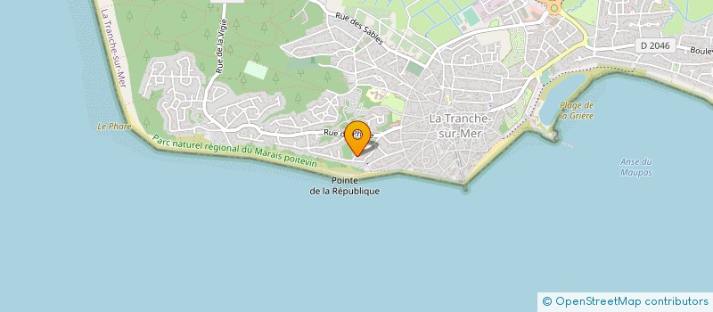 localisation de l'entreprise OUEST SEA ZONE à LA TRANCHE-SUR-MER