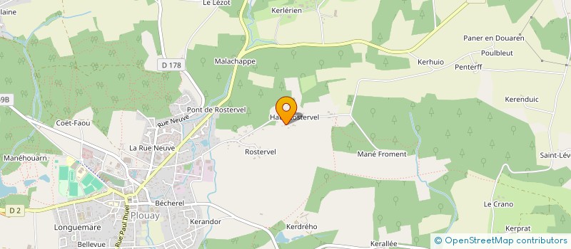 localisation de l'entreprise OUEST SECURITE INCENDIE  PLOUAY