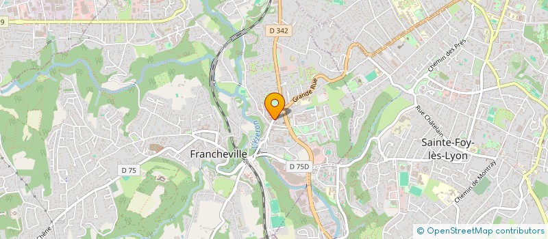 localisation de l'entreprise OUEST SERVICES à FRANCHEVILLE