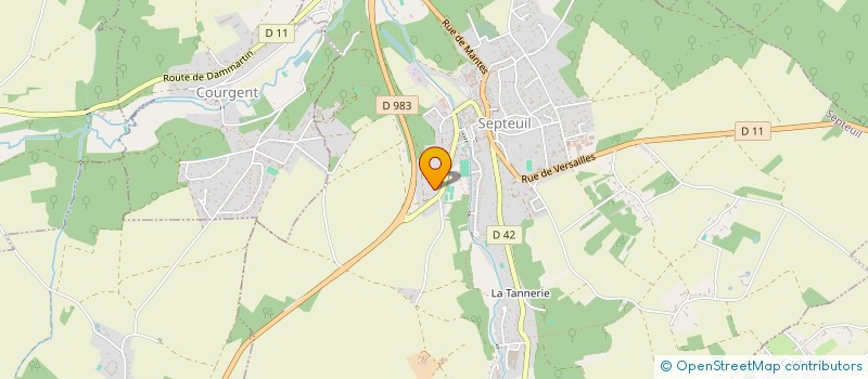 localisation de l'entreprise OUEST SERVICES INFORMATIQUES à SEPTEUIL