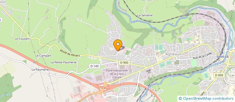 localisation de l'entreprise OUEST SIGNALISATION TEMPORAIRE  AGNEAUX