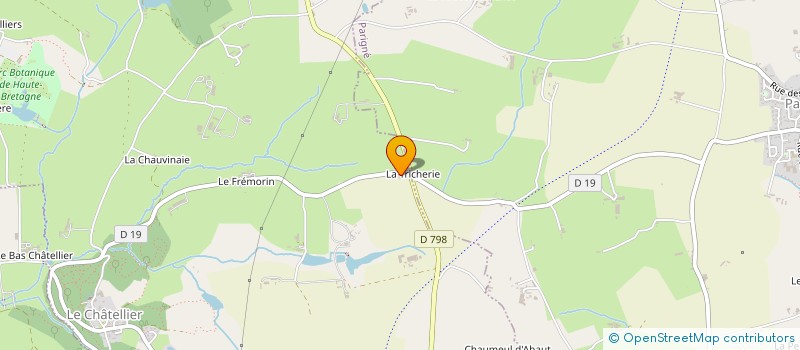 localisation de l'entreprise OUEST SMART REPAIR à LE CHATELLIER