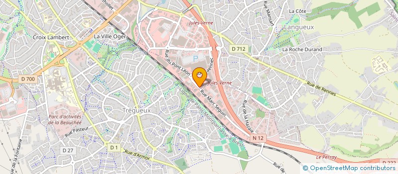 localisation de l'entreprise OUEST STOCK DIFFUSION à LANGUEUX