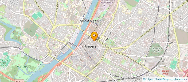 localisation de l'entreprise OUEST T.P. à ANGERS
