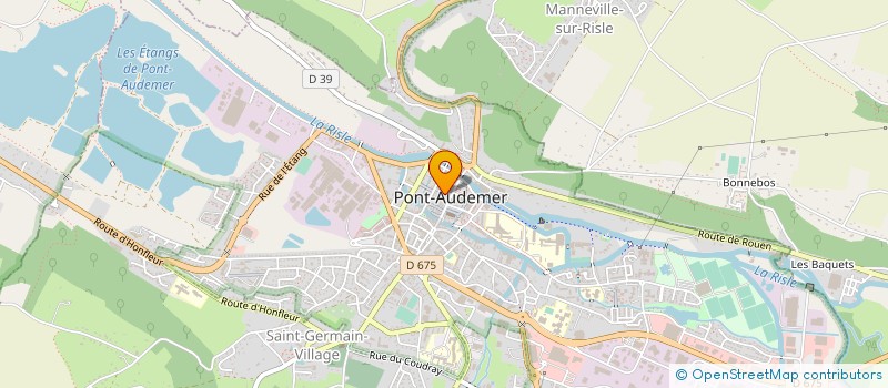 localisation de l'entreprise OUEST TECHNI PLANS à PONT-AUDEMER