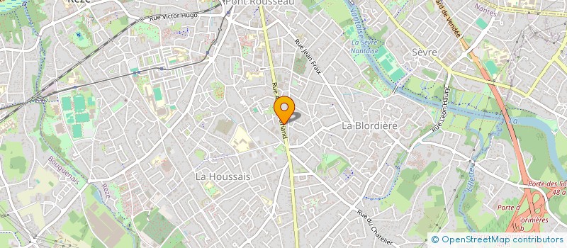 localisation de l'entreprise OUEST TECHNIQUES COULEUR à REZE
