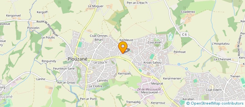 localisation de l'entreprise OUEST TRAIL TOUR  PLOUZANE