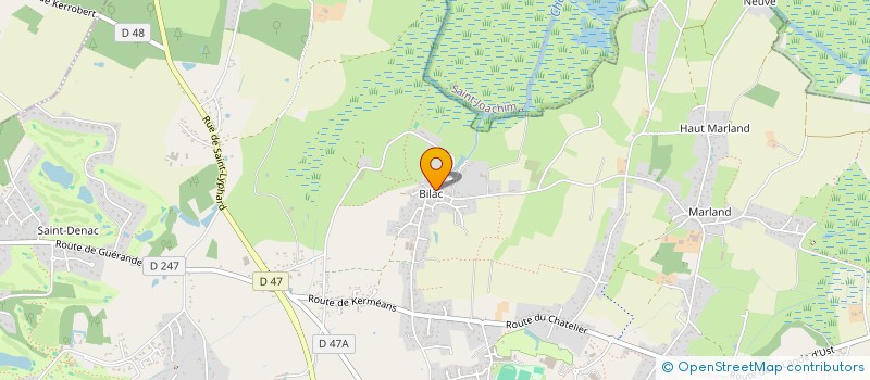localisation de l'entreprise OUEST' TRANSFERT à SAINT-ANDRE-DES-EAUX