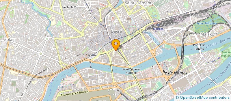 localisation de l'entreprise OUEST TRANSPLANT à NANTES