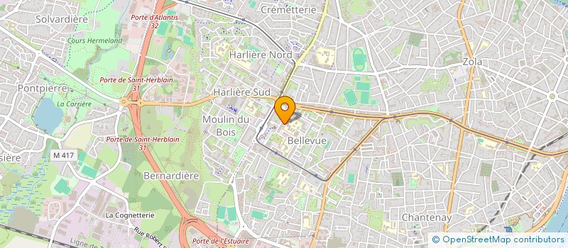 localisation de l'entreprise OUEST TRAVAUX RENOV à NANTES