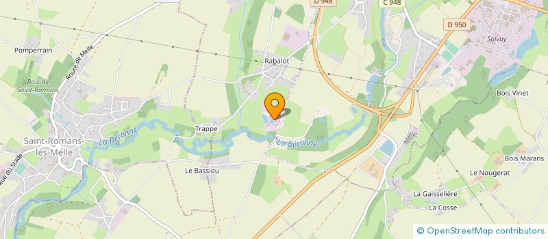 localisation de l'entreprise OUEST VENDEE BALAIS à MELLE