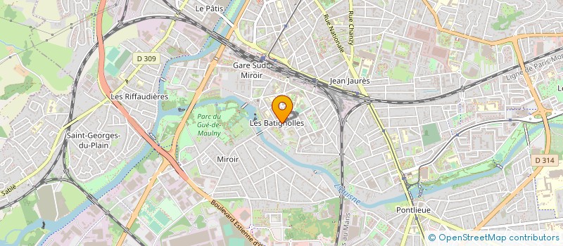 localisation de l'entreprise OUEST VIANDE  LE MANS