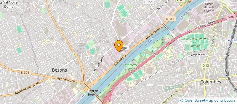 localisation de l'entreprise OUEST VIANDES DISTRIBUTION  BEZONS