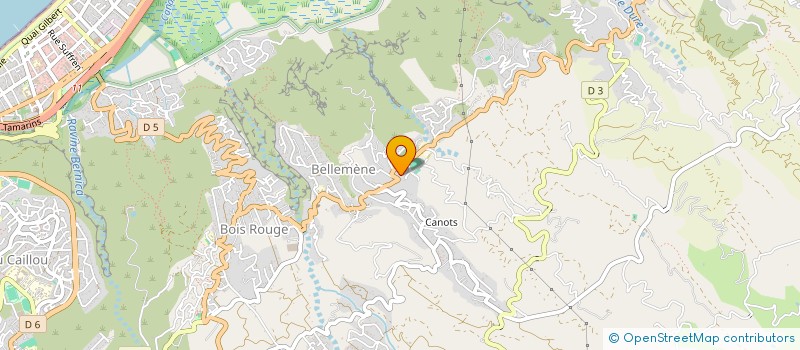 localisation de l'entreprise OUEST VTC REUNION  SAINT-PAUL