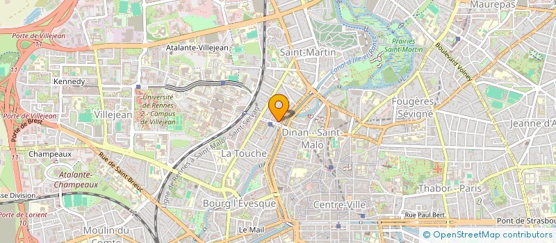localisation de l'entreprise OUEST WAX CREATION à RENNES