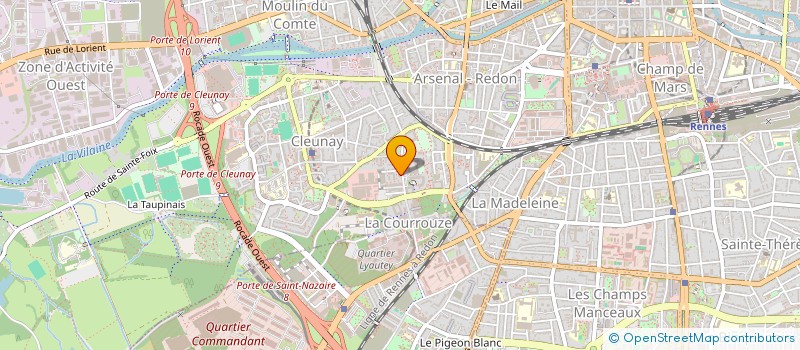 localisation de l'entreprise OUESTAMPES à RENNES