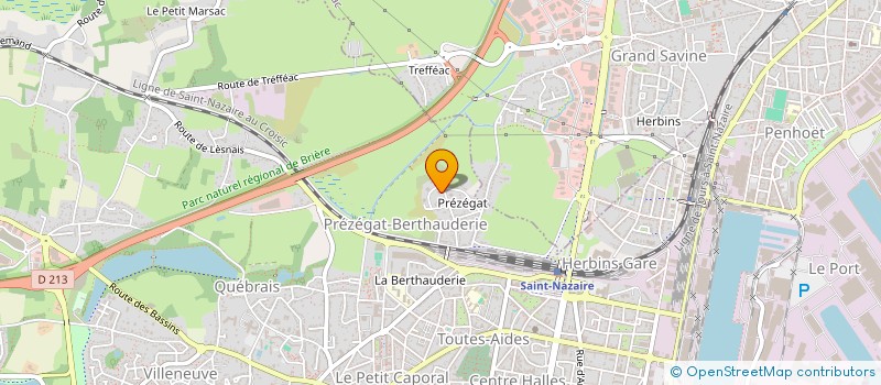 localisation de l'entreprise OUESTCAB SERVICE  SAINT-NAZAIRE