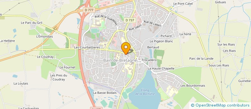 localisation de l'entreprise OUESTDECHET à BAIN-DE-BRETAGNE