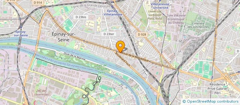 localisation de l'entreprise OUESTMETAL à EPINAY-SUR-SEINE