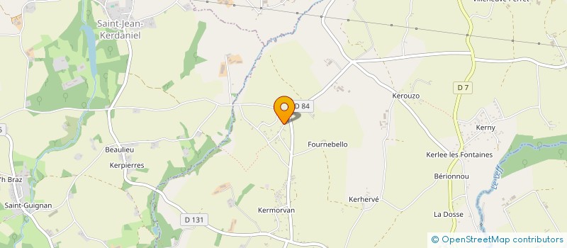 localisation de l'entreprise OUESTPAIE  CHATELAUDREN-PLOUAGAT