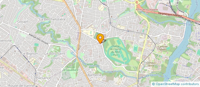 localisation de l'entreprise OUESTRAN à NANTES