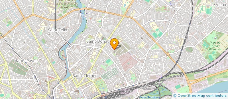 localisation de l'entreprise OUESTRANSPORT à NANTES