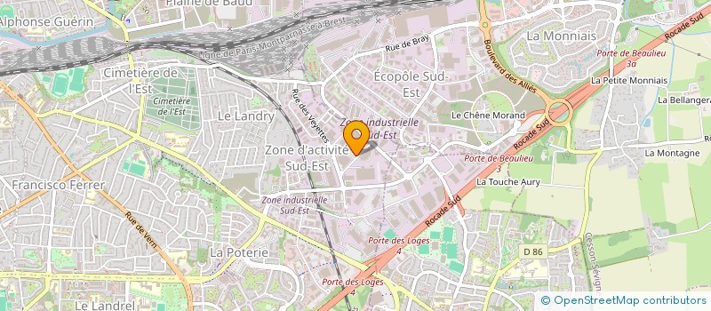 localisation de l'entreprise OUESTRONIC  CESSON-SEVIGNE