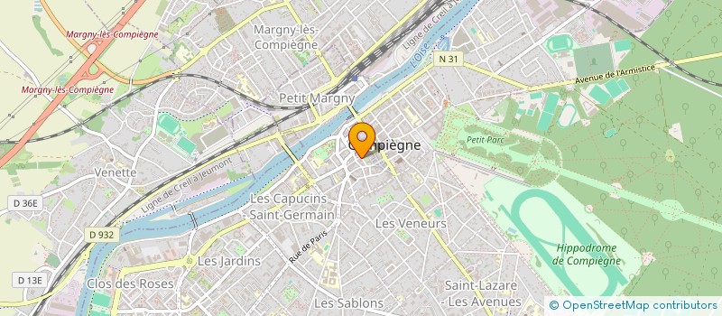 localisation de l'entreprise OUETO  COMPIEGNE