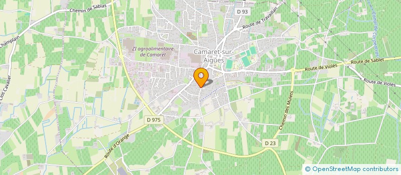 localisation de l'entreprise OUF ENFIN  CAMARET-SUR-AIGUES