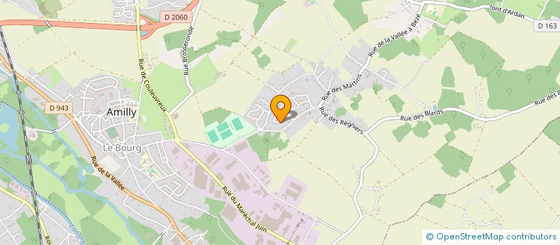 localisation de l'entreprise OUF MULTISERVICES à AMILLY