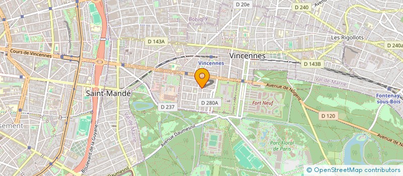localisation de l'entreprise OUFARASTA à VINCENNES