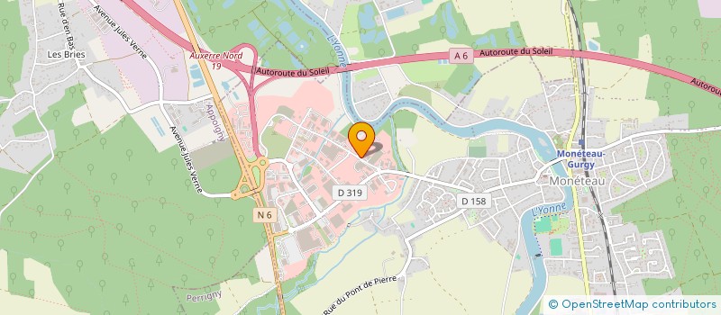 localisation de l'entreprise OUFFELLA à MONETEAU