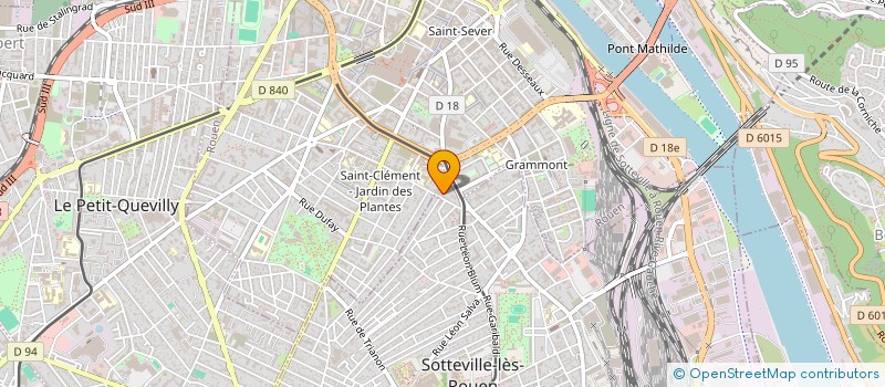 localisation de l'entreprise OUFTI à ROUEN