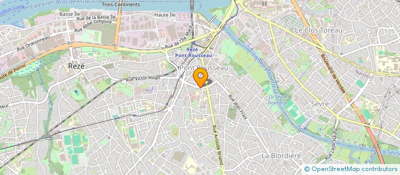 localisation de l'entreprise OUGIER METAY-SEGUI  REZE