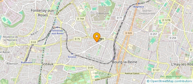 localisation de l'entreprise OUHADDAD à SCEAUX