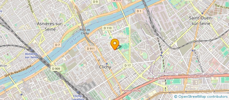 localisation de l'entreprise OUHNA à CLICHY
