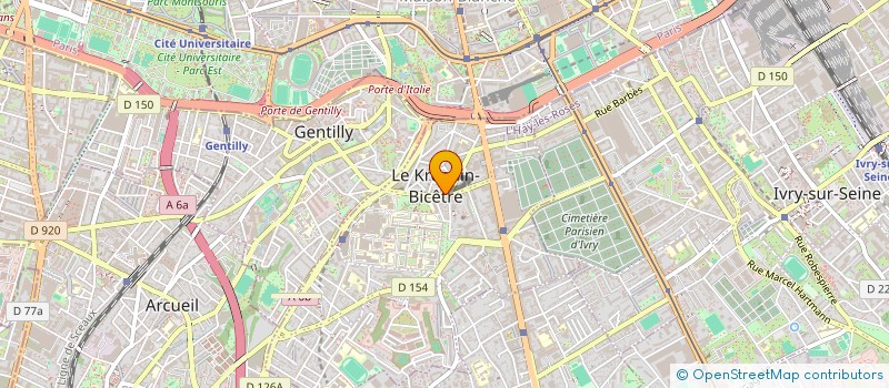 localisation de l'entreprise OUHOLDING  LE KREMLIN-BICETRE