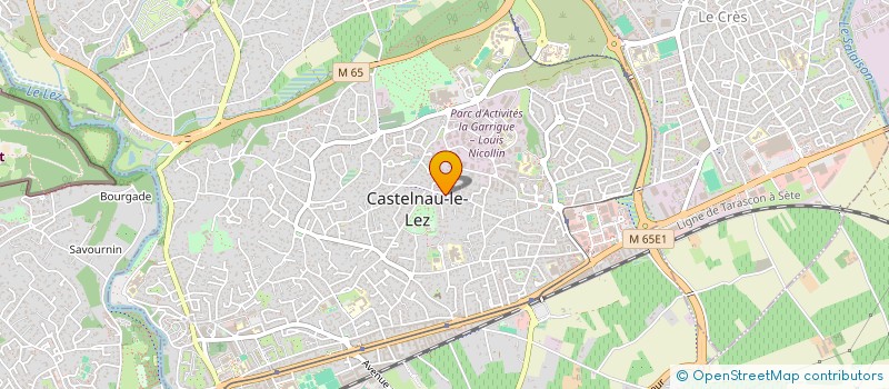 localisation de l'entreprise OUI 5 à CASTELNAU-LE-LEZ
