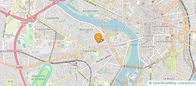 localisation de l'entreprise OUI BIZARRE  TOULOUSE