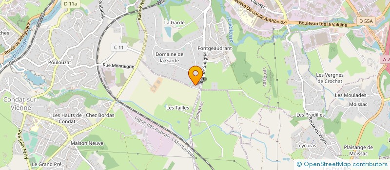 localisation de l'entreprise OUI DIRE STUDIO à CONDAT-SUR-VIENNE
