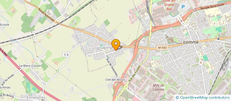 localisation de l'entreprise OUI ENERGY à LILLE
