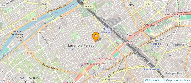 localisation de l'entreprise OUI ET OUI FILMS à CLICHY