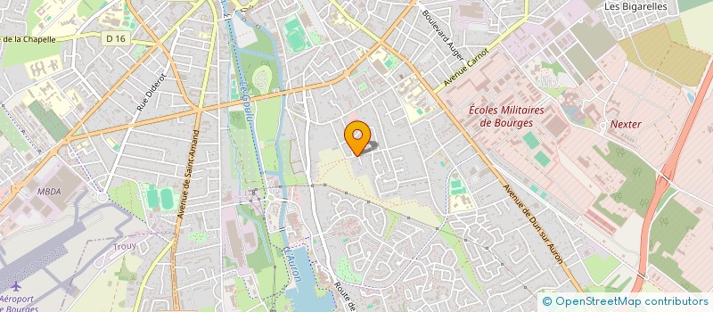 localisation de l'entreprise OUI MON COLONEL  BOURGES