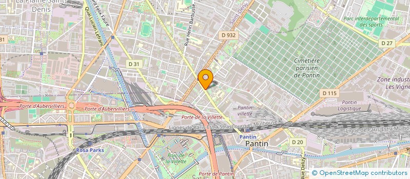 localisation de l'entreprise OUI OUI MS  PANTIN