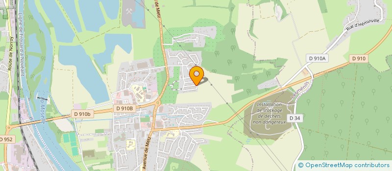 localisation de l'entreprise OUI PNEU  PONT-A-MOUSSON