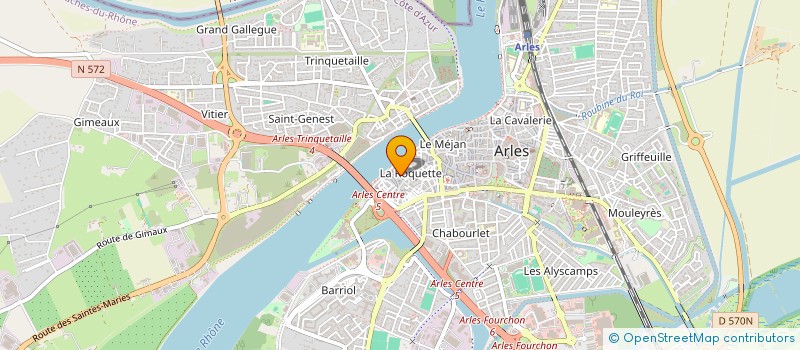 localisation de l'entreprise OUI RECORDS à ARLES
