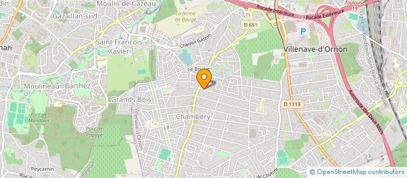 localisation de l'entreprise OUI STUDIO  VILLENAVE-D'ORNON